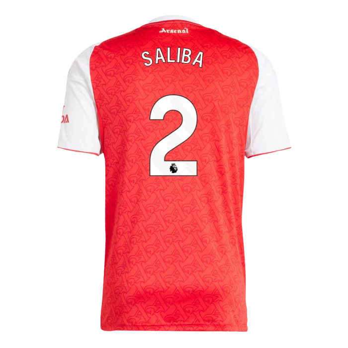 Camisa Arsenal 25/26 Home #2 SALIBA