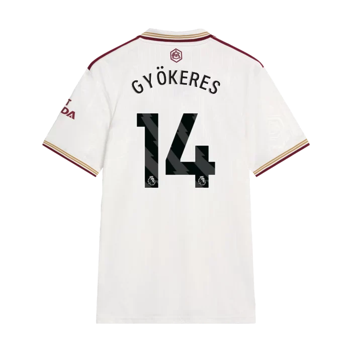 Camisa Arsenal 25/26 Third #14 GYÖKERES