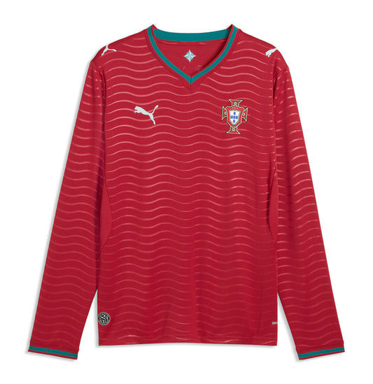 Jersey Seleção Portugal 2026 Manga Longa - Vermelha