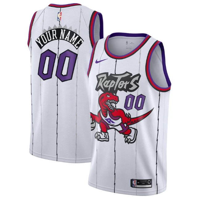 Regata Infantil Toronto Raptors Classic Edition White