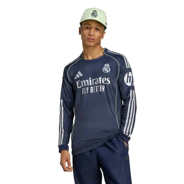 Camisa 25∕26 Real Madrid Away Long sleeve
