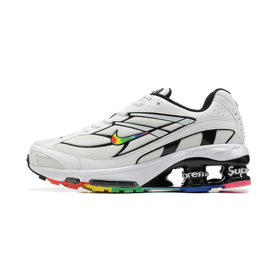 TÊNIS NIKE SHOX RIDE 2 X SUPREME COLORS BRANCO