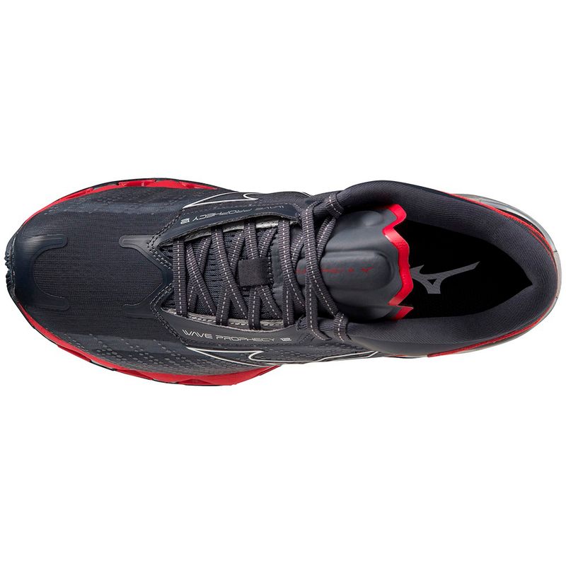 Tênis Mizuno Prophecy 12 Preto e Vermelho
