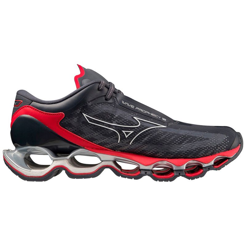 Tênis Mizuno Prophecy 12 Preto e Vermelho