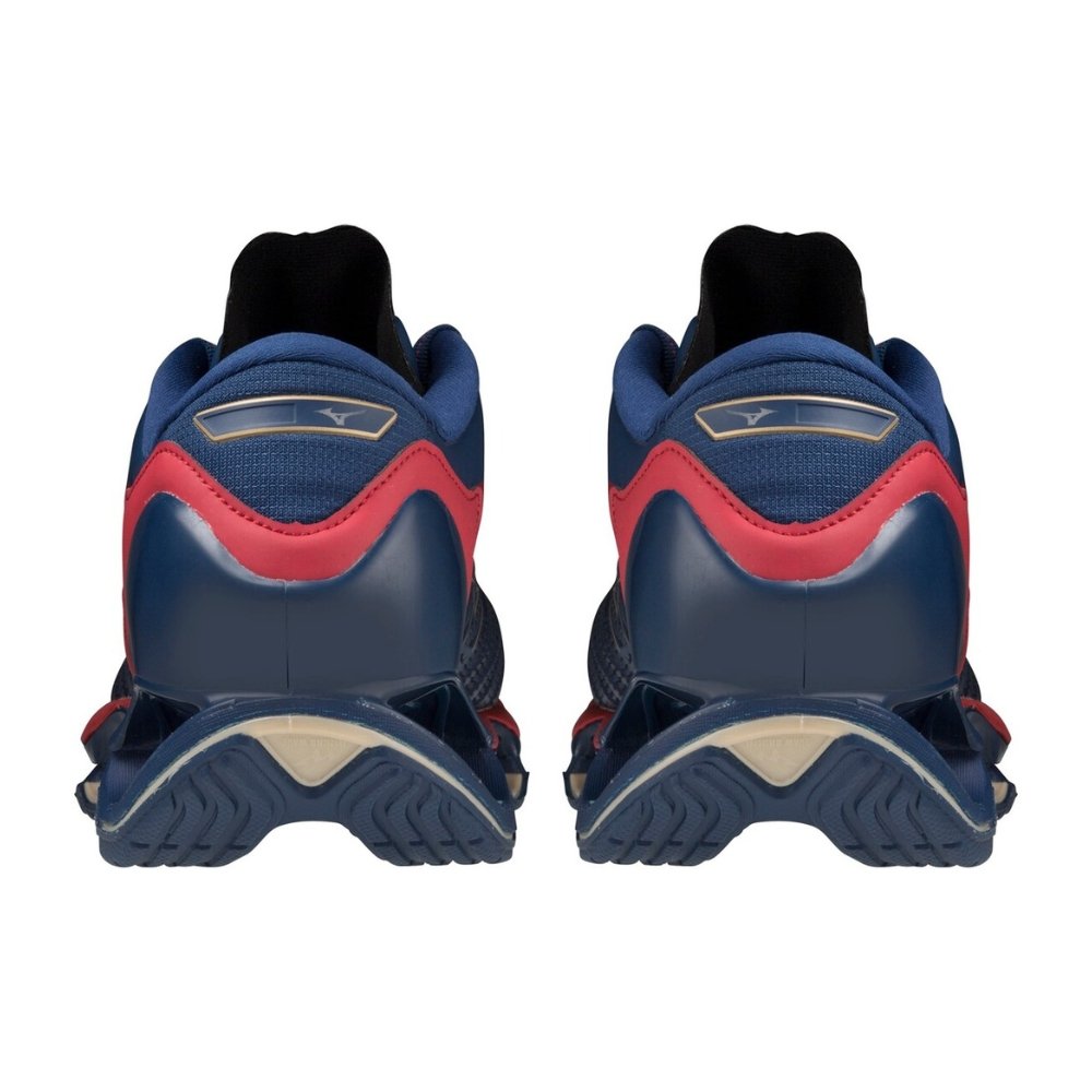 Tênis Mizuno Prophecy 12 Azul e Vermelho