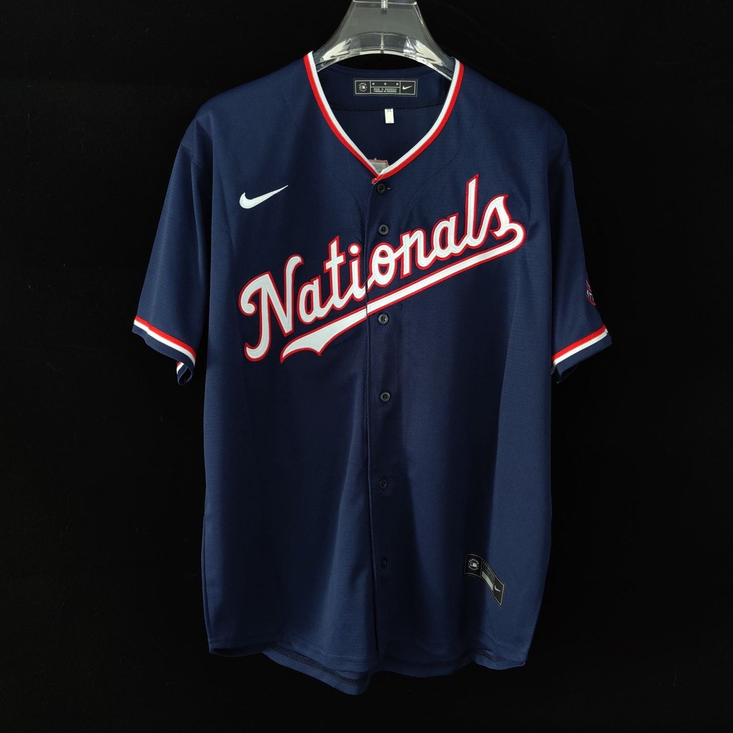 Jersey Washington Nationals Azul Torcedor