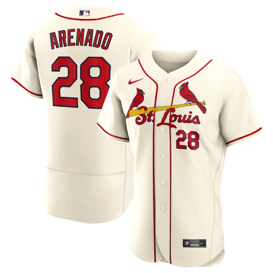 Jersey Saint Louis Cardinals Creme Authentic