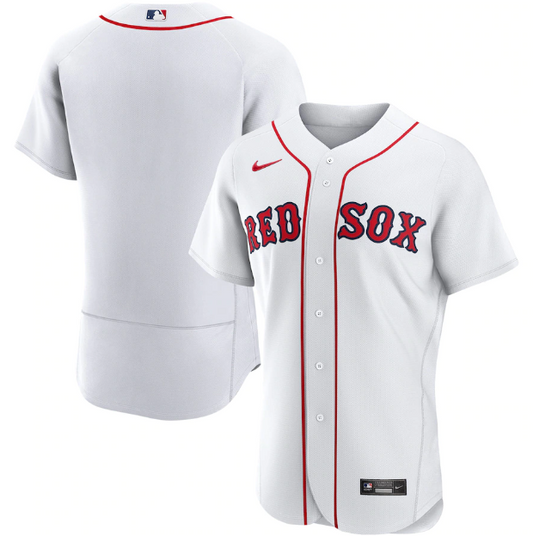 Jersey Boston Red Sox Branca Authentic