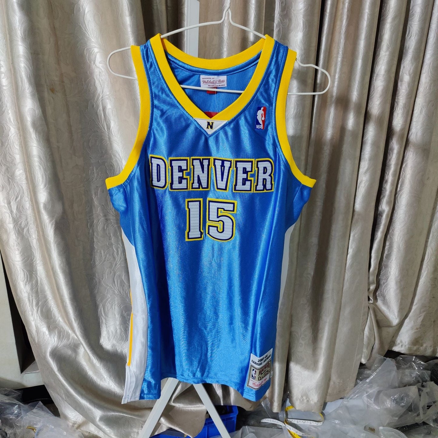 Regata Authentic Denver Nuggets Camelo Anthony 2003/04