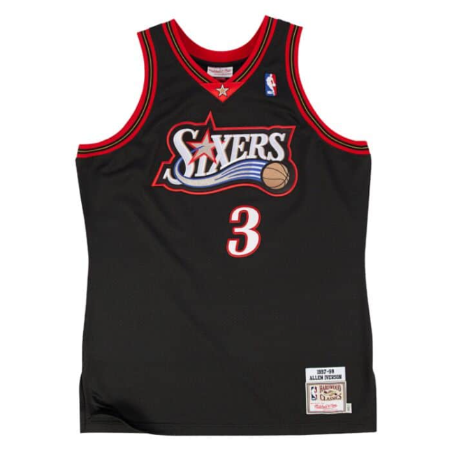 Regata Authentic Philadelphia 76ers Allen Iverson 1997/98