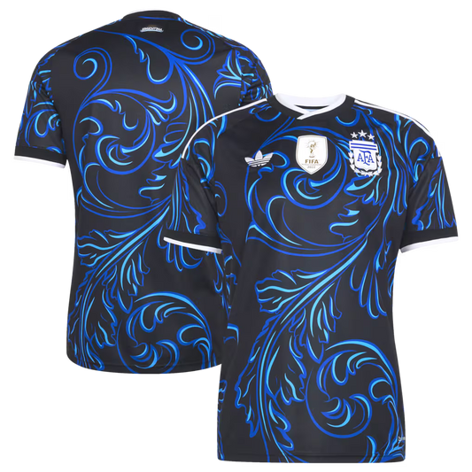 Jersey Seleção Argentina 2026 Torcedor Masculina - Preta