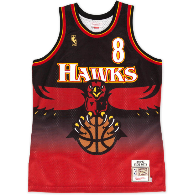 Regata Authentic Atlanta Hawks Mitchell & Ness Hardwood Classics 1996/97
