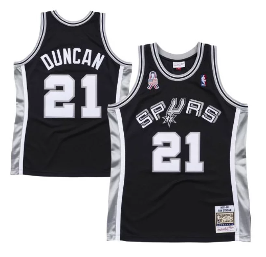 Regata Authentic San Antonio Spurs Mitchell & Ness Hardwood Classics 2001/02