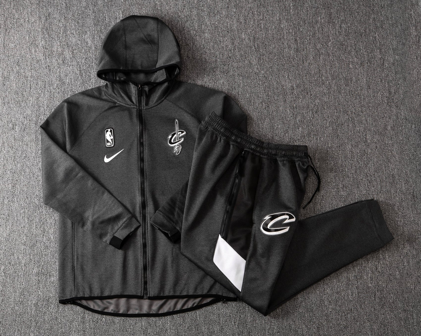 Conjunto Nike NBA Therma Flex Cleveland Cavaliers Preto Treino