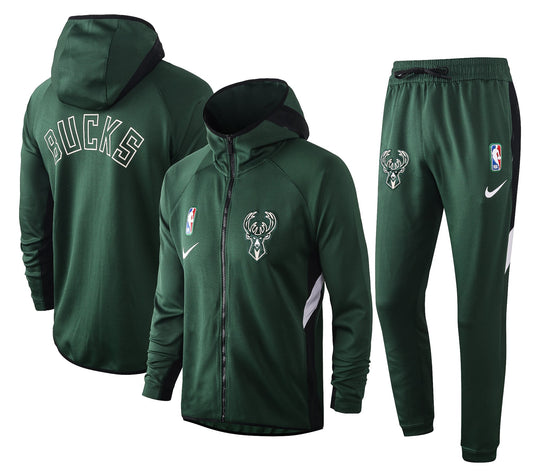 Conjunto Nike NBA Therma Flex Milwaukee Bucks Treino
