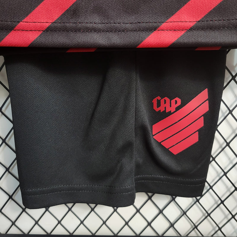 Niño Athletico Paranaense l 2023∕24 Preto-Vermelho