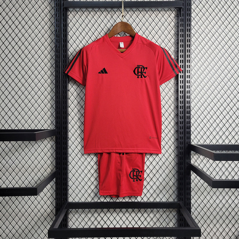 Niño Flamengo Treino 2023∕24 Vermelho