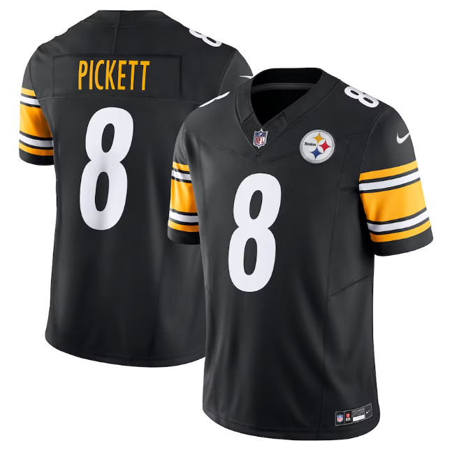 Jersey Juvenil Pittsburgh Steelers Vapor F.U.S.E. Limited Preta
