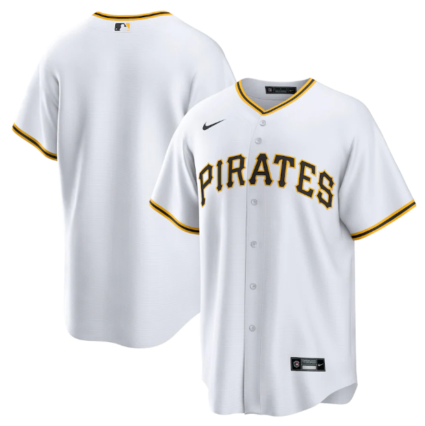 Jersey Pittsburgh Pirates Branca Torcedor