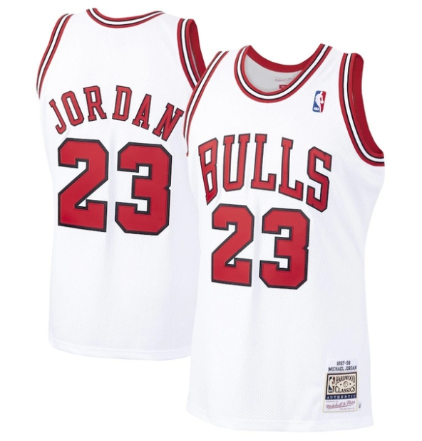 Regata Swingman Chicago Bulls Mitchell & Ness Hardwood Classics 1997/98 Branca