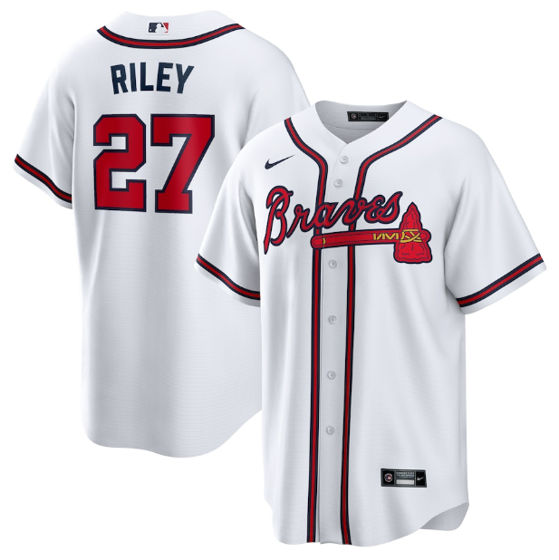 Jersey Atlanta Braves Branca Torcedor Silkada