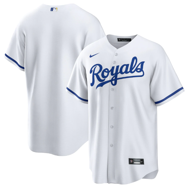 Jersey Kansas City Royals Branca Torcedor
