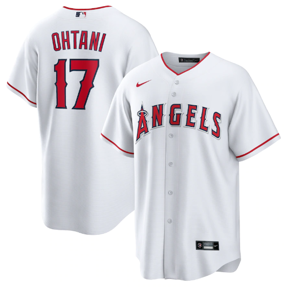 Jersey Los Angeles Angels Branca Torcedor