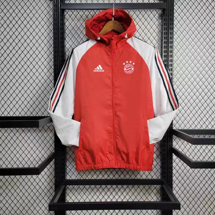 Corta Vento Bayern de Munique 24/25 - Branco e Vermelho