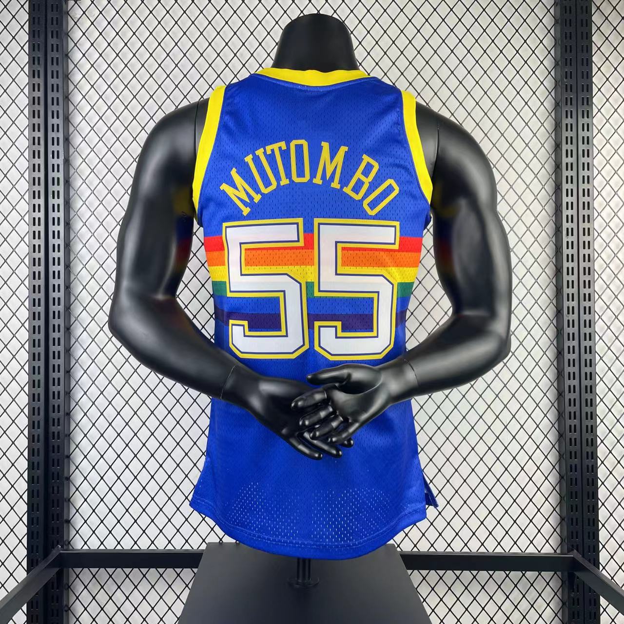 Regata Swingman Denver Nuggets Mitchell & Ness Hardwood Classics 1991/92 Azul