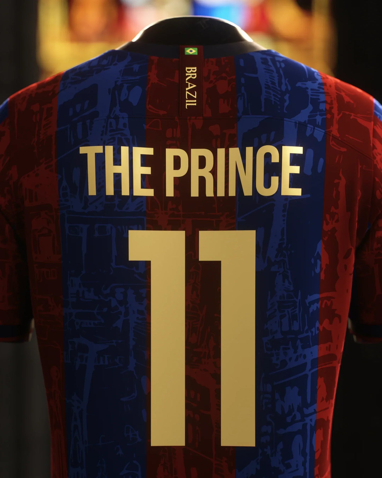 Camisa Barcelona Edição The Prince 24/25 Grená - Comma Masculino Torcedor