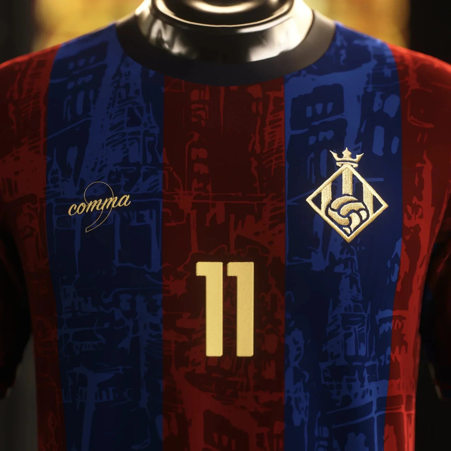 Camisa Barcelona Edição The Prince 24/25 Grená - Comma Masculino Torcedor