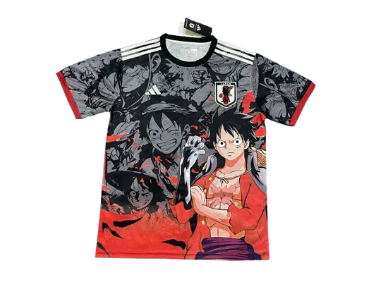 Camisa Japão "Luffy" Ed. Especial 24/25 s/n° Adidas Masculina - Vermelha e Preta