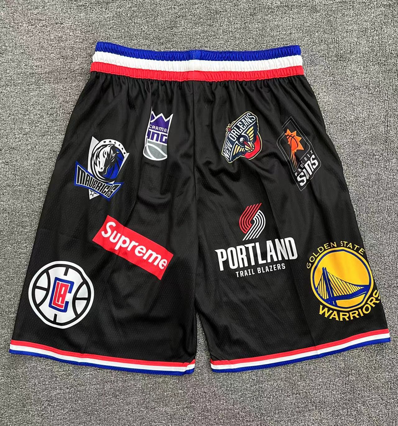 Short Supreme x NBA Black