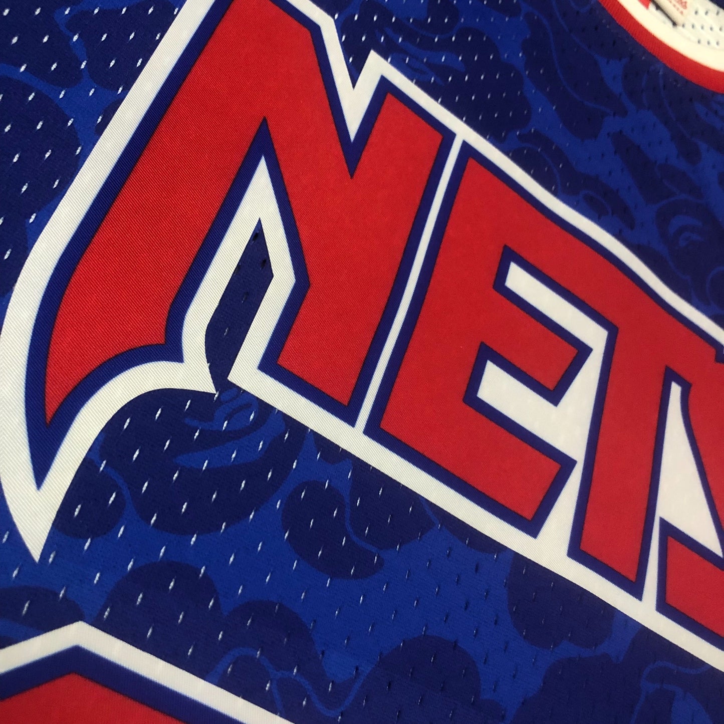 Regata Swingman BAPE X Brooklyn Nets Mitchell & Ness Hardwood Classics 1983