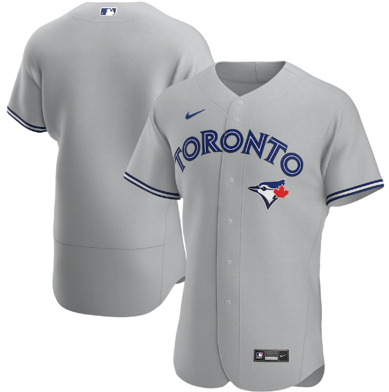 Jersey Toronto Blue Jays Cinza Authentic