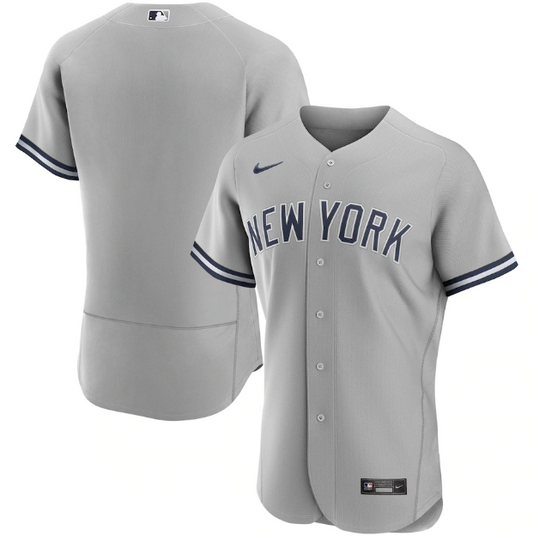 Jersey New York Yankees Cinza Authentic