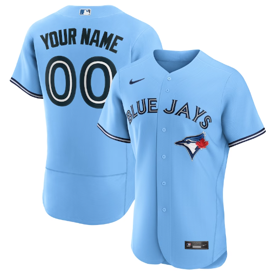 Jersey Toronto Blue Jays Azul Clara Authentic