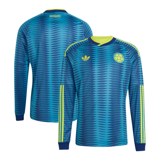 Jersey Seleção Colômbia 2026 Manga Longa - Azul