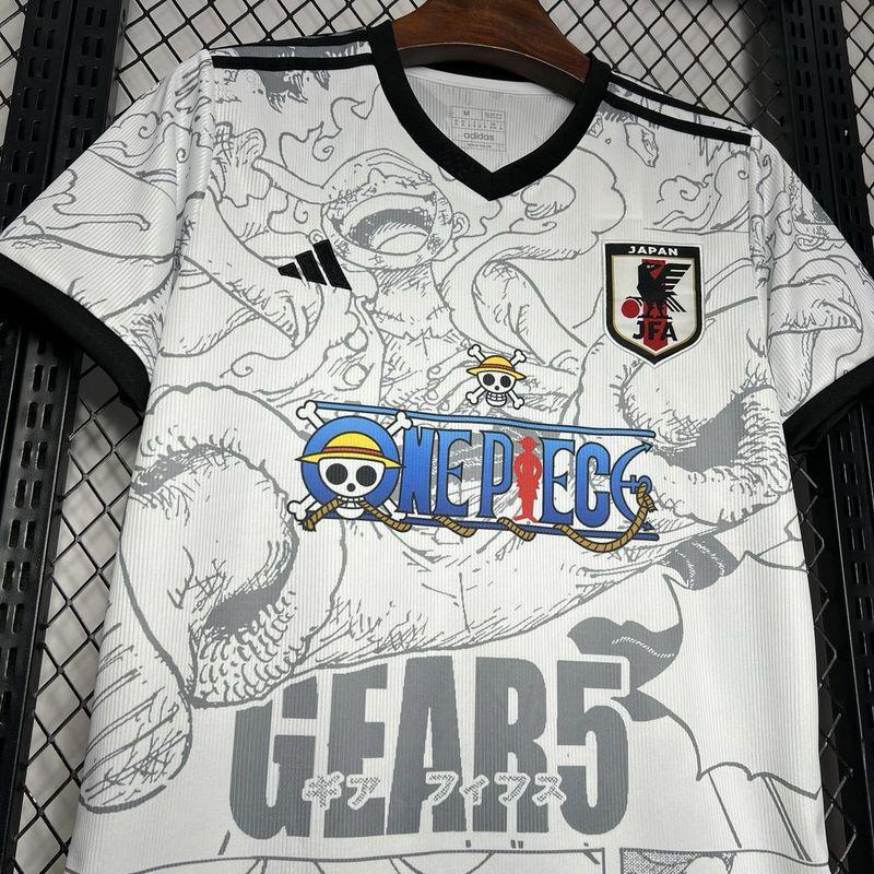 Camisa Japão "Luffy" Edição Especial 24/25 Torcedor Adidas Masculina - Branca