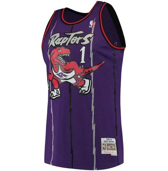 Regata Swingman Toronto Raptors Mitchell & Ness Hardwood Classics 1998/99 Roxa