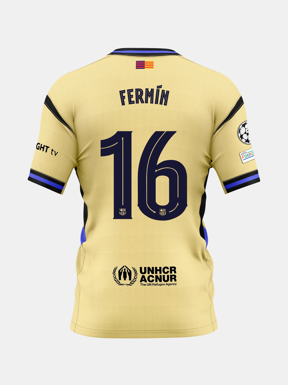 Camisa Away FC Barcelona 25/26 #16 FERMÍN