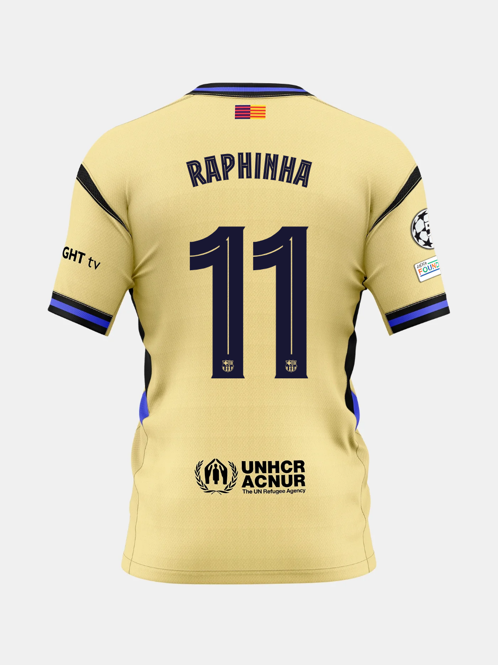 Camisa Away FC Barcelona 25/26 #11 RAPHINHA