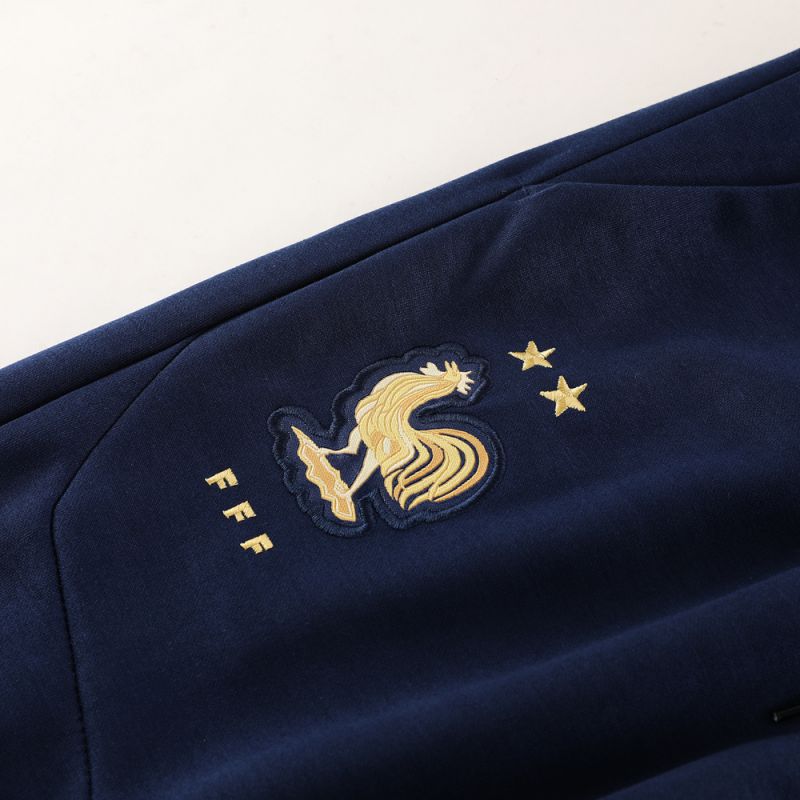 Conjunto Tech Fleece Azul Escuro França