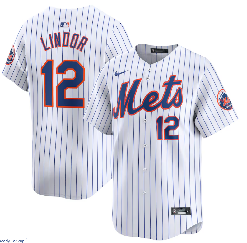 Jersey New York Mets Branca Torcedor Silkada