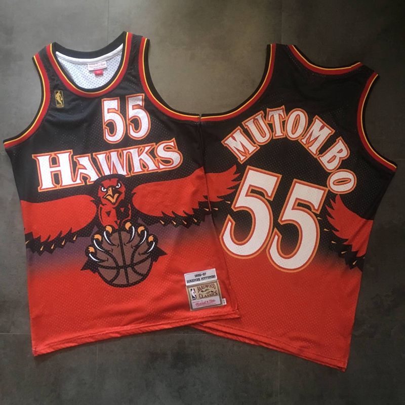 Regata Authentic Atlanta Hawks Mitchell & Ness Hardwood Classics 1996/97