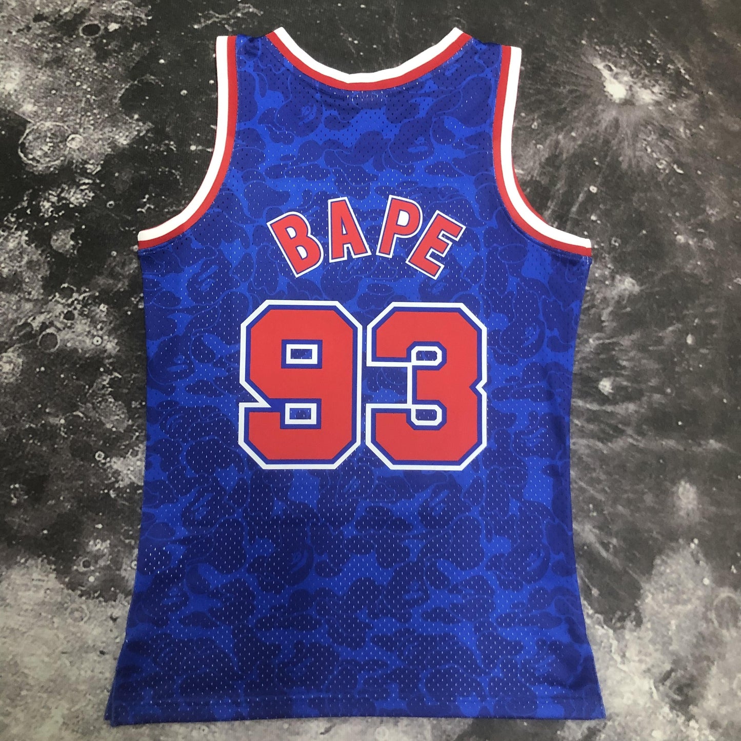 Regata Swingman BAPE X Brooklyn Nets Mitchell & Ness Hardwood Classics 1983