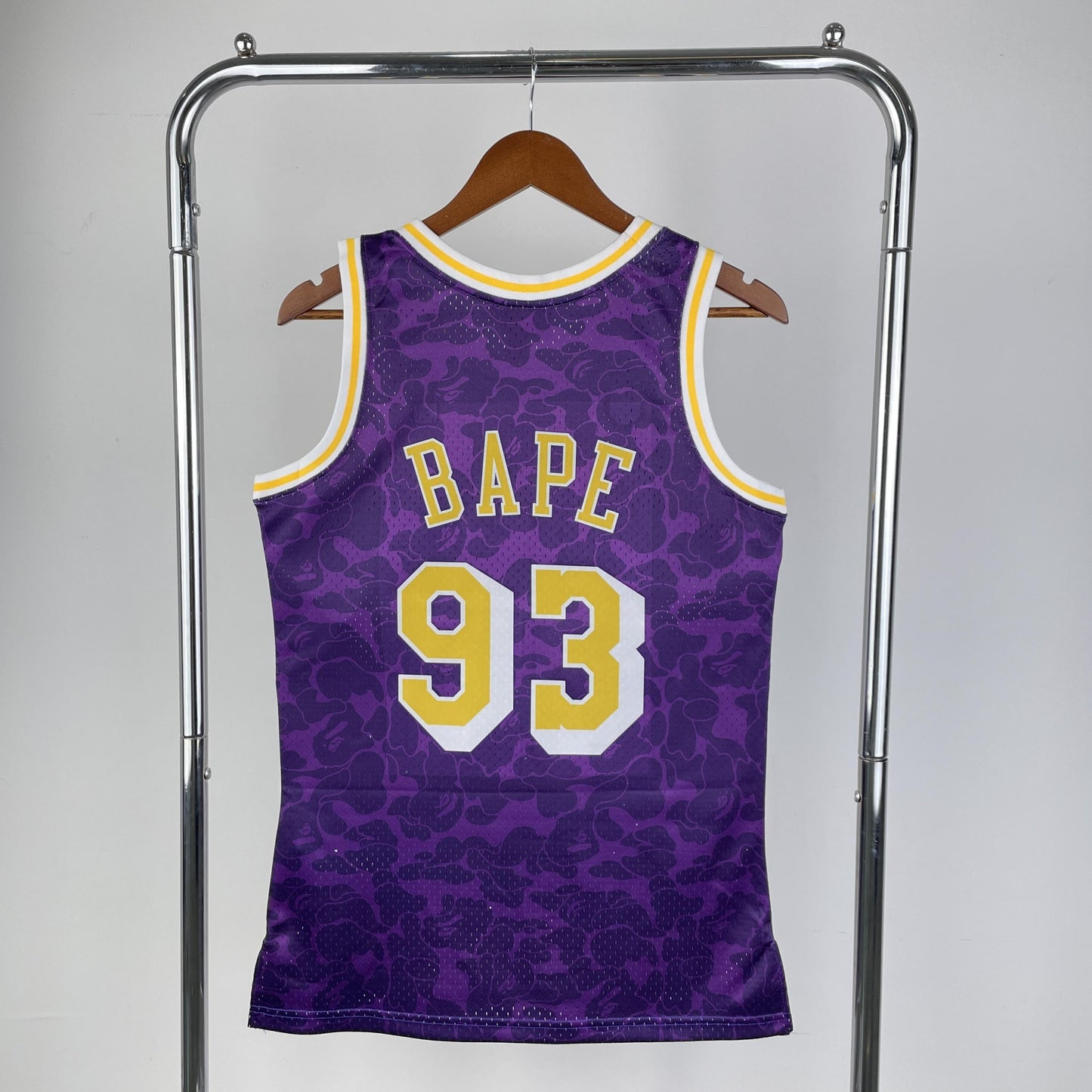 Regata Swingman BAPE X Los Angeles Lakers Mitchell & Ness Hardwood Classics 1993