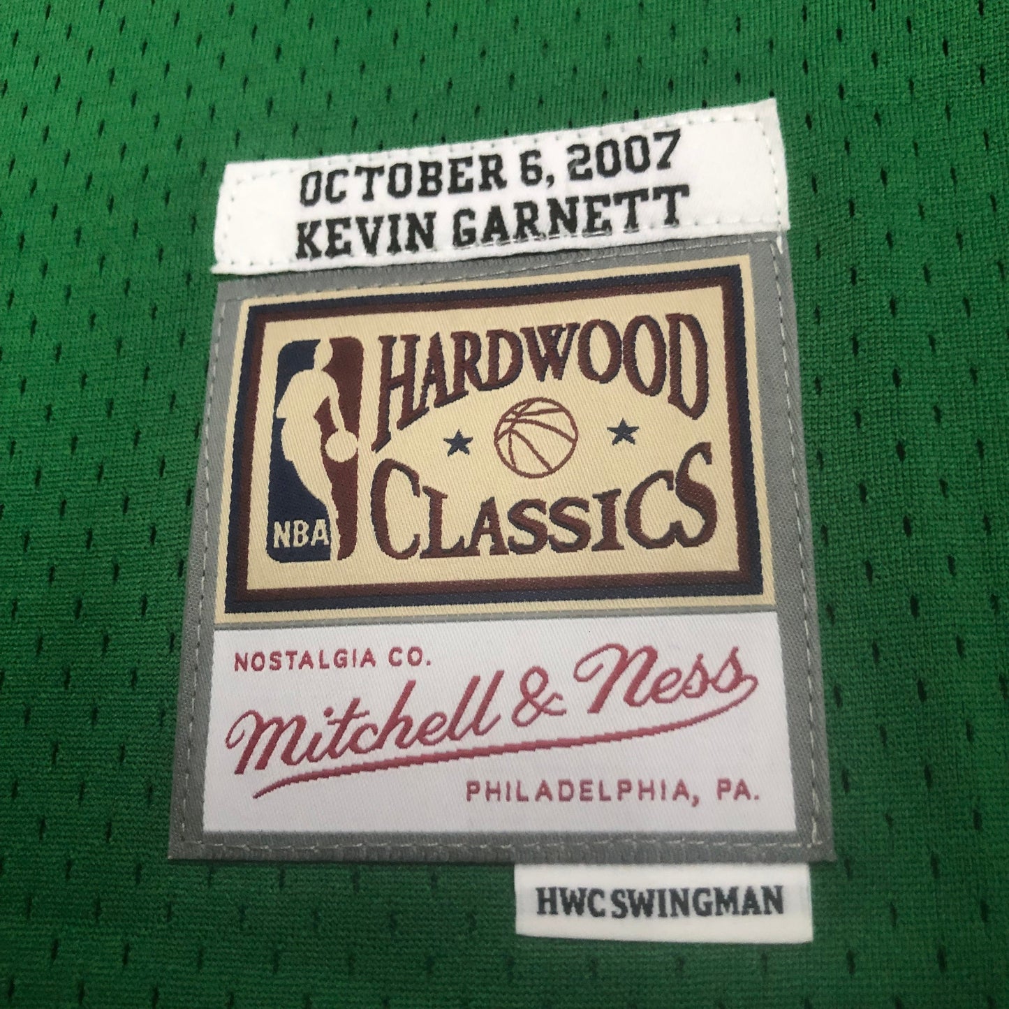 Regata Swingman Boston Celtics Mitchell & Ness Hardwood Classics 2007/08