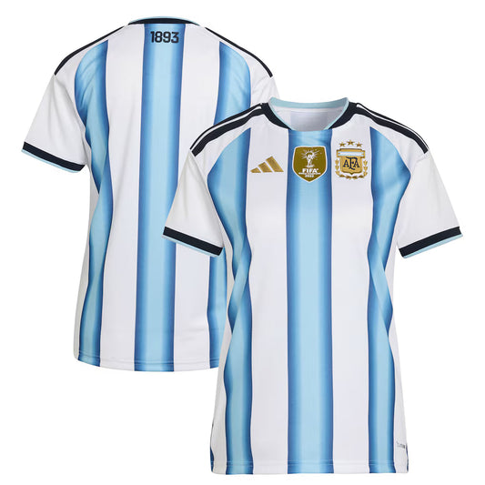Jersey Seleção Argentina 2026 Torcedora Feminina - Branca