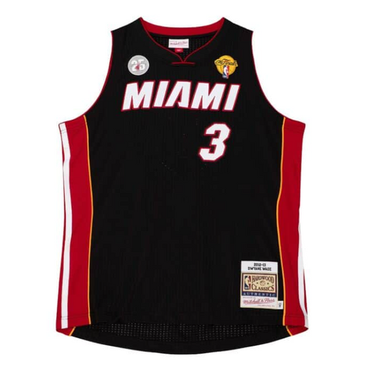 Regata Authentic Miami Heat Dwyane Wade Finals 2012/13